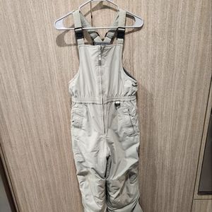 Lands End size 14 Husky gray snow bib